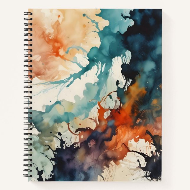 Manchas de Tinta Notizbuch (Vorderseite)