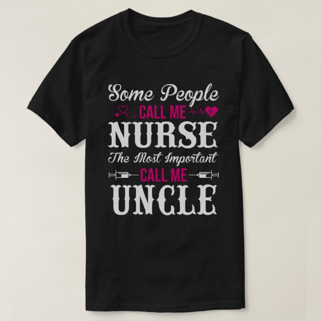 Manche Leute nennen mich Nury UNCLE T-Shirt (Design vorne)