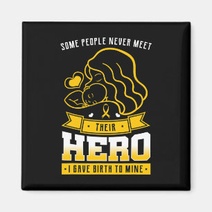 Manche Leute treffen ihren Helden nie, den ich geb Magnet