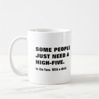 Manche Menschen brauchen einen hohen Fünf, im Gesi