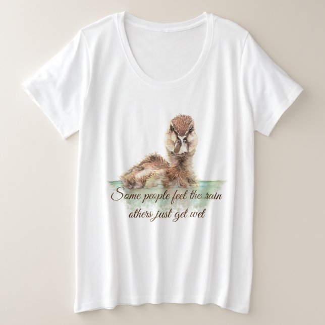Manche Menschen fühlen sich begeistert von dem reg Große Größe T-Shirt (Design vorne)