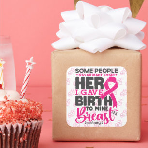 Manche Menschen treffen sich nie Cool zur Unterstü Quadratischer Aufkleber