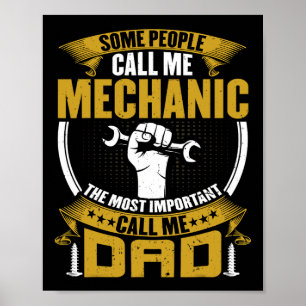 Manche nennen mich Mechanik das wichtigste Ca Poster