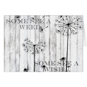 Manche sehen ein Unkraut