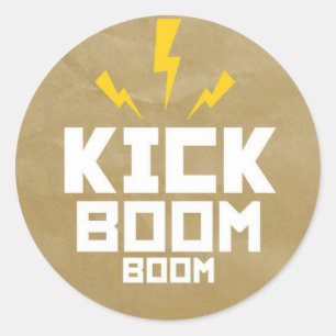 Manche Stickers Kick Boom Boom