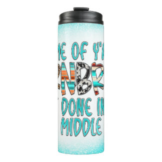 Manche von Yas Maisbrot werden nicht in der Mitte Thermosbecher