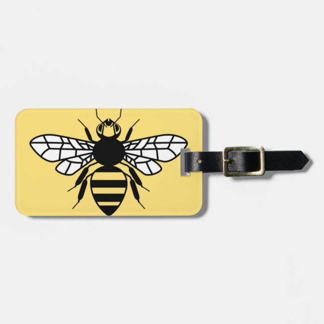Manchester-Biene Gepäckanhänger (Vorderseite horizontal)