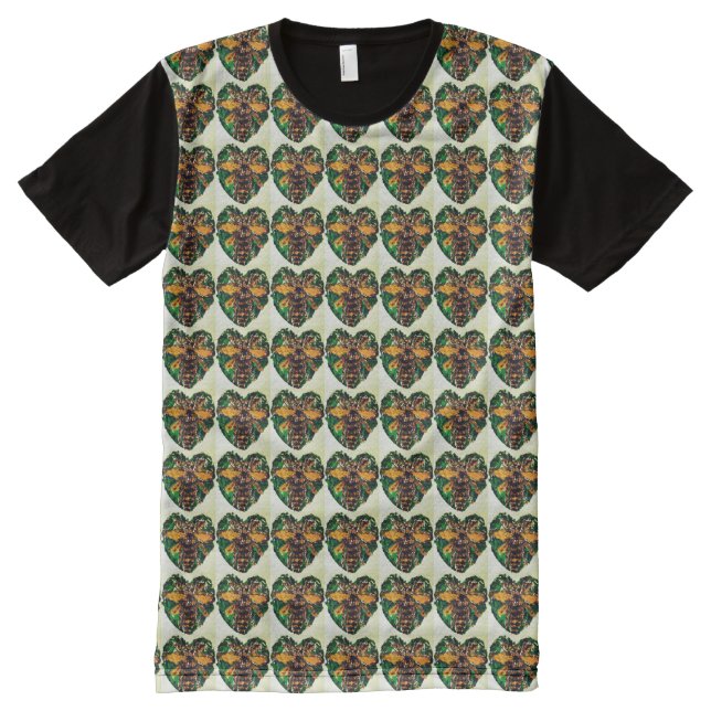 Manchester-Bienen-T-Shirt T-Shirt Mit Bedruckbarer Vorderseite (Vorderseite)