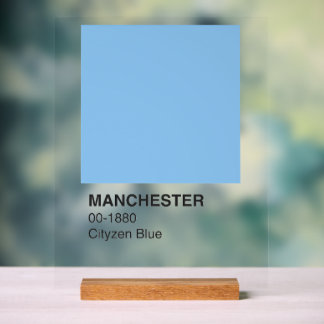 Manchester Blue Cityzen - Arrière - plan clair