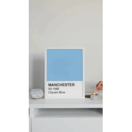 Manchester Blue Cityzen - Vollbreite Poster