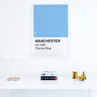 Manchester Blue Cityzen - Vollbreite Poster