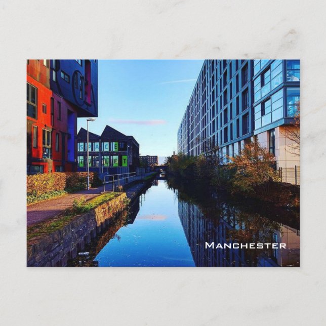 Manchester Canal Postkarte (Vorderseite)