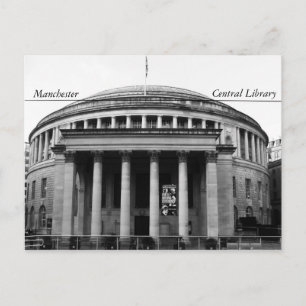 Manchester Central Library Postkarte