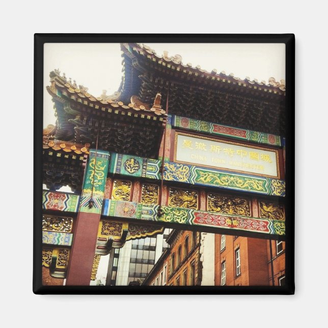 Manchester China Town Gate Magnet (Vorne)