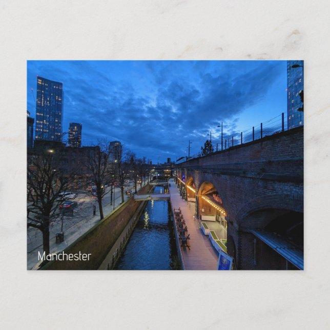 Manchester Deansgate Castlefield Postkarte (Vorderseite)