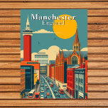 Manchester, England Retro Urban Art Postkarte<br><div class="desc">Entdecken Sie die dynamische Stadt Manchester, England, mit dieser Vintagen Postkarte, die ihr reichhaltiges industrielles Erbe und eine lebendige Kulturszene einfängt. Bekannt für seine berühmte Architektur, vom historischen Rathaus bis zur modernen Skyline, ist Manchester ein Zentrum für Kreativität, Musik und Sport. Diese Postkarte im Retro-Stil lädt Sie ein, die geschäftigen...</div>