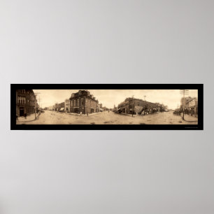 Manchester Iowa Foto 1908 Poster