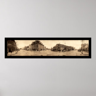Manchester Iowa Foto 1908 Poster