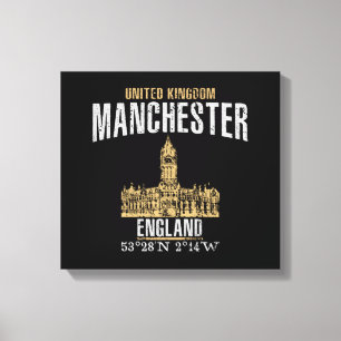 Manchester Leinwanddruck
