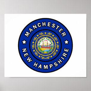 Manchester New Hampshire Poster