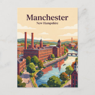 Manchester, New Hampshire Postkarte