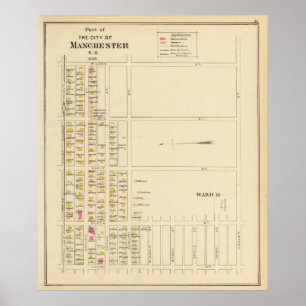 Manchester, NH, Bezirk 6 Poster