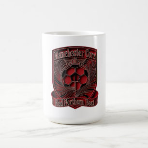 Manchester Rot Legacy, Premium Soccer City Geschen Kaffeetasse
