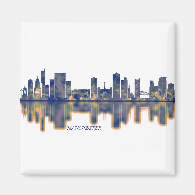 Manchester Skyline Magnet (Vorne)