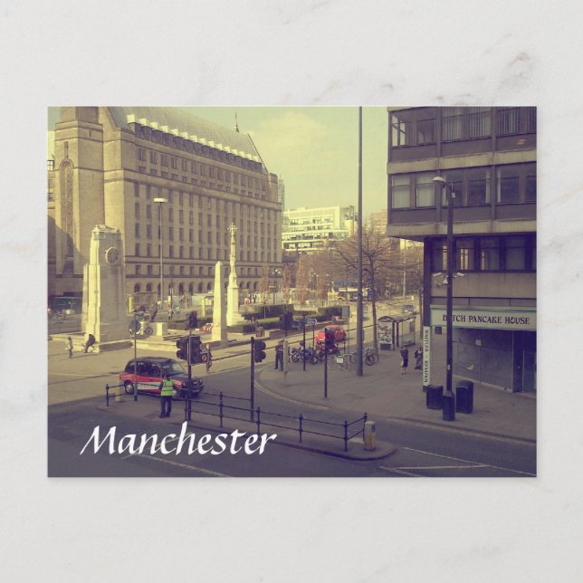 Manchester St. Peter's Square Postkarte (Vorderseite)