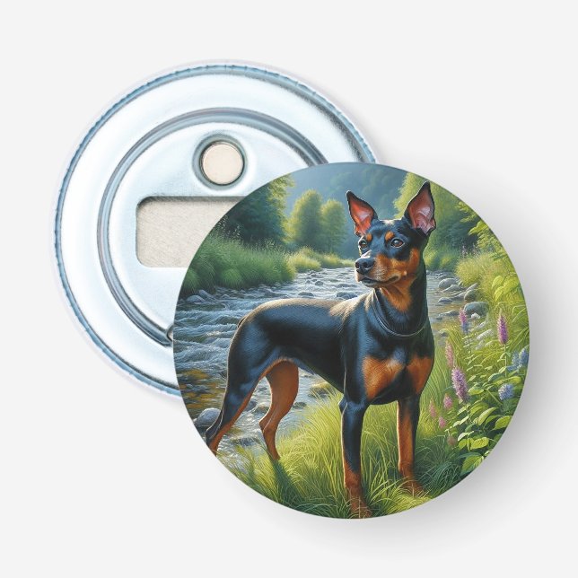 Manchester Terrier Flaschenöffner (Vorderseite)