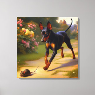 Manchester Terrier Leinwanddruck