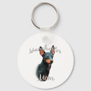 Manchester Terrier Mama 2 Schlüsselanhänger