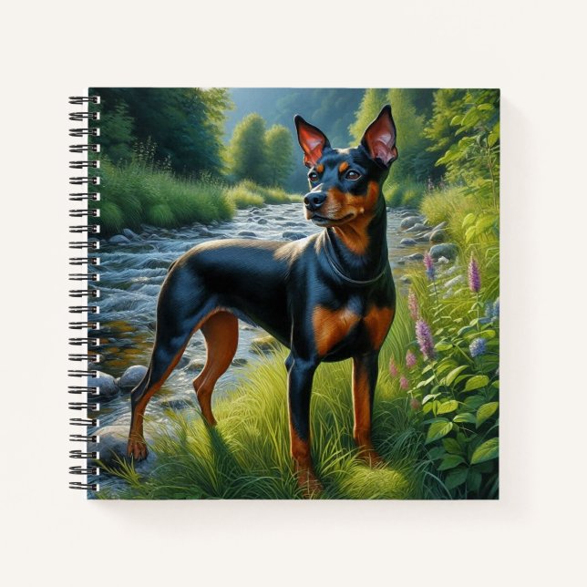 Manchester Terrier Notizbuch (Vorderseite)