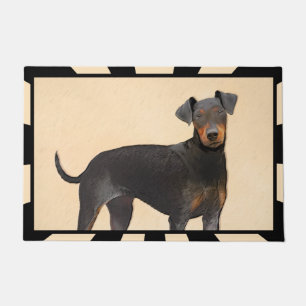 Manchester Terrier Painting Original Animal Art Fußmatte