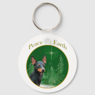 Manchester Terrier Peace Schlüsselanhänger