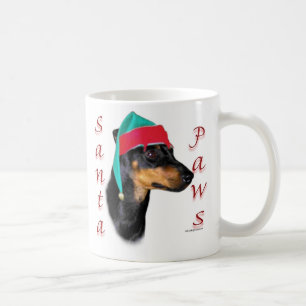 Manchester Terrier Santa Paws Kaffeetasse