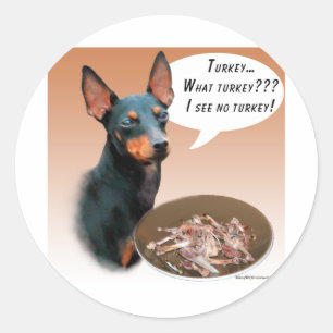Manchester Terrier Türkei Runder Aufkleber
