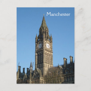 Manchester Town Hall Postcard Postkarte