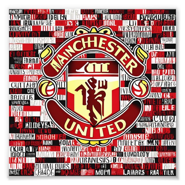 Manchester United Fotodruck (Vorne)