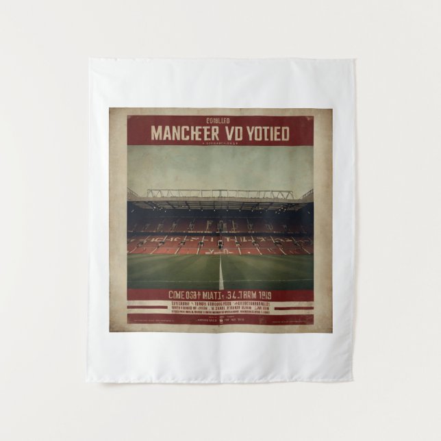 Manchester United Wandteppich (Vorderseite)