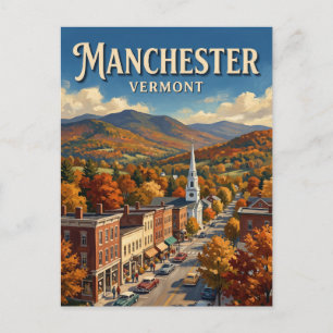 Manchester Vermont Postkarte