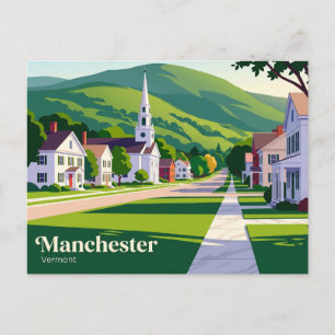 Manchester, Vermont Vermont Postkarte