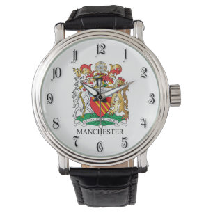 Manchester-Wappen Armbanduhr