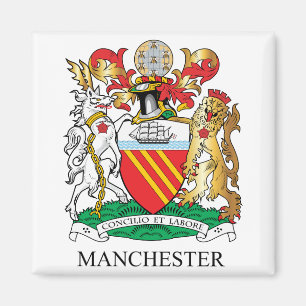 Manchester-Wappen Magnet