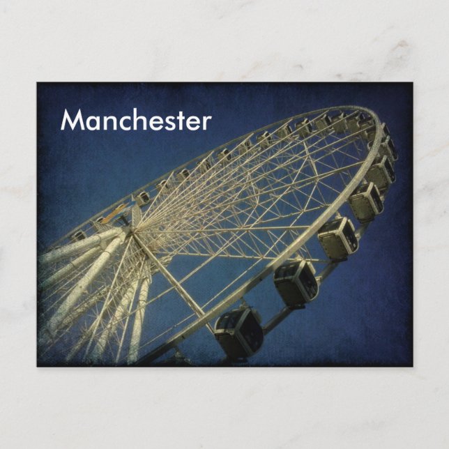 Manchester Wheel Postkarte (Vorderseite)