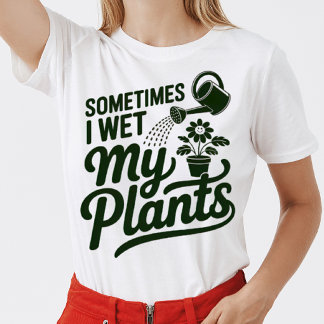 Manchmal esse ich meine Pflanze - Funny Pflanze Lo T-Shirt