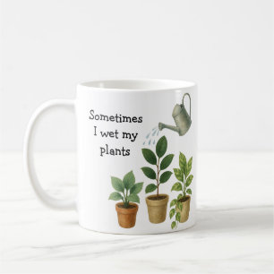 Manchmal esse ich meine Pflanze Kaffeetasse