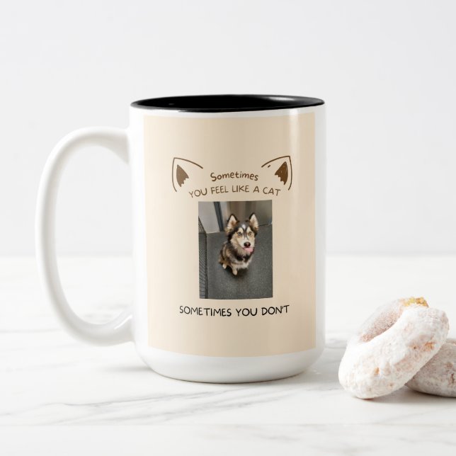 Manchmal fühlt man sich wie eine Tasse (Mit Donut)