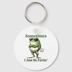 Manchmal furze ich einfach Frosch Humor Männer Fra Schlüsselanhänger