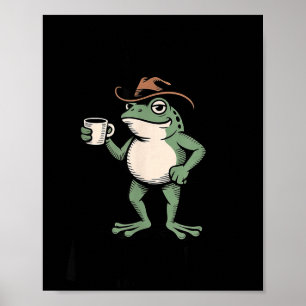 Manchmal furze ich einfach Frosch Meme Lustiger Fr Poster